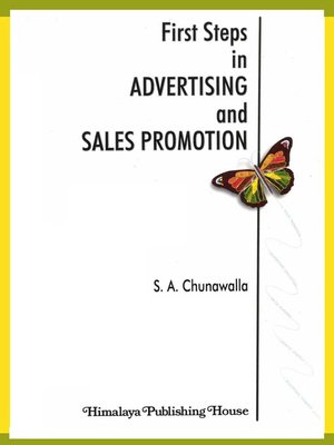 cover image of First Steps in Advertising and Sales Promotion